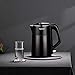 Topwit Electric Kettle Double Wall, 304 Stainless Steel Integrated Seamless Interior, 1.7L Cordless Hot Water Kettle, Coffee Kettle & Tea Pot with Auto Shut Off and Boil Dry Protection