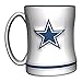 Boelter Brands NFL Dallas Cowboys Sculpted Relief Mug Alternate Color, 14-Ounce, White