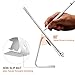 ZVE Universal 2 in 1 Aluminium Desktop Charging Stand for iWatch, Smartphone and Tablets Up to 12.9-Inch - Silver Stand with 38mm case