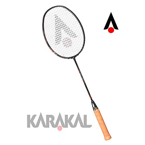 Karakal カラカル Bn オレンジ バドミントンラケット Nanopro66黄緑 0 66mm B00kkh7nee 22ポンド 60 ラケット 100 本物