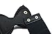 Meta-U Women Flower Elastic Wide Waist Belt (black bow & red bow)