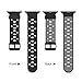 Compatible Apple Watch Band 42mm/ 44mm, Alritz Silicone Sport Strap Replacement for Apple Watch Series 4/Series 3/Series 2/Series 1/Nike+