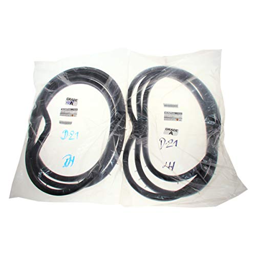 Sphinxparts L/R Door Weatherstrip Rubber Seals Fit 1987-1992 Nissan D21 Hardbody Pathfinder Navara Pickup