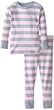 New Jammies Little Girls' Organic Cotton Snuggly Pajamas, Classic Stripes, 4T