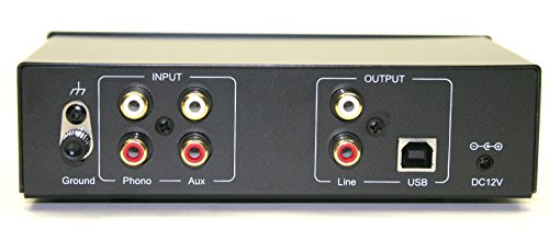 Technolink TC-756USB RIAA Moving Magnet Phono Preamp with AUX Input and USB (Computer) Output