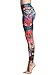 MUMUWU Women Yoga Pants High Waist Sport Workout Running Power Flex Yoga Leggings Printed