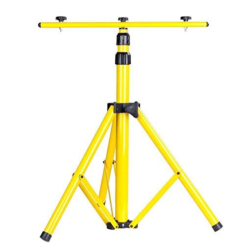 New Tripod Stand W/ T Bar For LED Flood Light Camp Construction Site Work Lighting