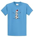 Soccer Snowman short-sleeve T-shirt