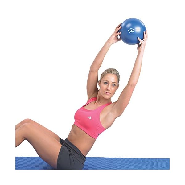 Fitness-Mad-Yoga-or-Pilates-Soft-Exersoft-Ball Fitness Mad Exer-Soft Stability Ball, Soft Pilates Ball, 3 Sizes: 7”, 9” & 12”, Mini Gym Ball for Pilates, Yoga, Core…