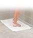 Huji Loofah Shower Mat - Non-Slip Bath Mat 10 Super Suction Cups for Bathroom - Great for The Elderly and Children