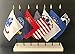 UNITED STATES MILITARY FLAG SET with Solid White Stand-7 Rayon 4