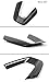 Real Carbon Fiber Steering Wheel Center Trim Cover Compatible with for 2017-2018 Mazda 3 6 CX5 CX9