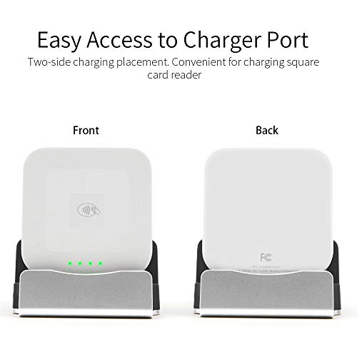 Boomba Charging Station Compatible with Square Card Reader (Silver)