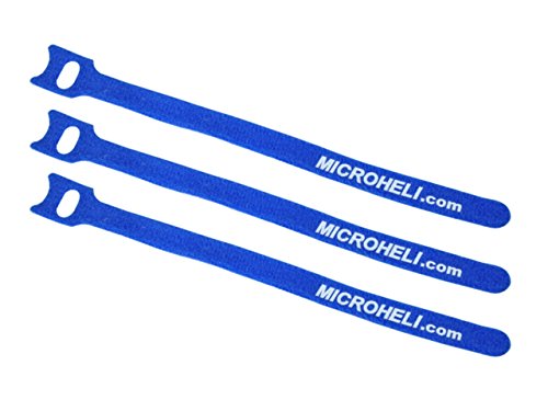 Microheli Double Sided Battery Strap 200x12mm (BLUE)