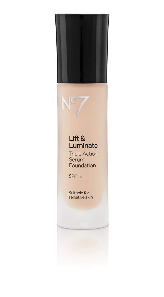 Boots No7 lift & luminate Triple action Serum foundation - Cool Vanilla - 30ml