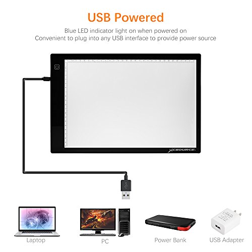 image for XCSOURCE A4 Ultra Slim LED Light Box Light Pad Artcraft Drawing Board 