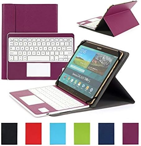 CoastaCloud Clavier AZERTY Bluetooth 3.0 Étui Housse pour Tout système Windows Android Tablette PC 9.0-10.6 Pouces Touchpad Tactile