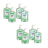 Advanced Hand Sanitizer Soothing Gel for the workplace, Fresh scent, with Aloe and Vitamin E - 8 fl oz pump bottle (Pack of 8)