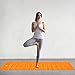 NewMe Fitness Instructional Yoga Mat, Orange, Printed w/ 70 Illustrated Poses, 24″ Wide x 68″ Long, for Women & Men : Non Slip, Eco Friendly PVC, Non Toxic : for Home or Gym : 5mm Thickthumb 4