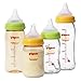 Pigeon breast milk realize bottles heat-resistant glass light green 160ml