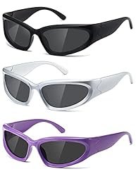kimorn Y2K Wrap Around Polarized Sunglasses Womens