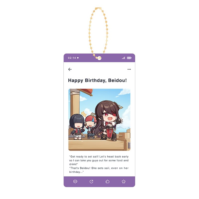 GENSHIN IMPACT Heartfelt Wishes Series Acrylic