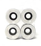 Tiger Boards 59mm Skateboard Wheels 78a (4 Pack) (Clear (Transparent))