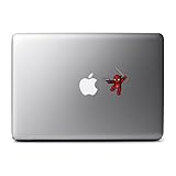 8-Bit Deadpool (Gun) Decal for MacBook, iPad Mini, iPhone 5S, Samsung Galaxy S3 S4, Nexus, HTC One, Nokia Lumia, Blackberry