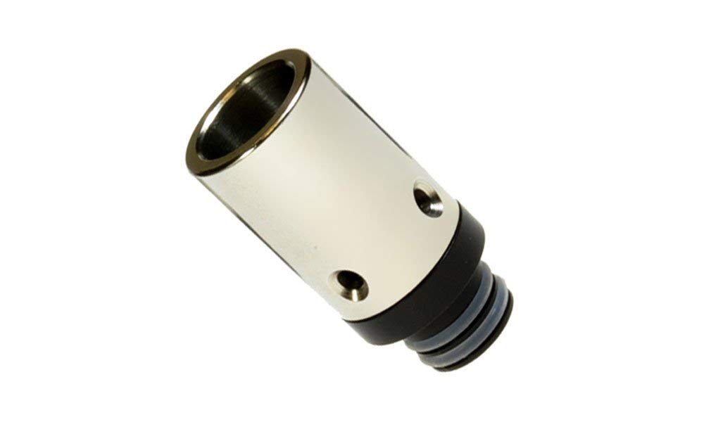 Armerah Vent 510 Drip Tip eCig Mouthpiece Tall/Big Stainless/POM Single