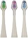 Dazzlepro DP25098-0103 Replacement Head for DAZ-7080 Sonic Tooth Brush, Multi-Color (Pack of 3)