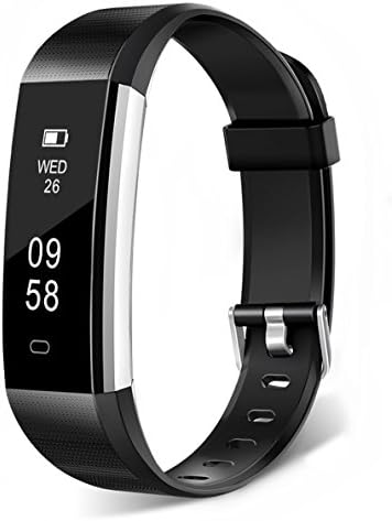 Fitness Tracker, Activity Tracker Pedometer Waterproof Sports Smart Watch with Sleep Monitor Calorie/Step Counter for iPhone 4 5 5s 6 6s 7 iPhone X Samsung LG etc for Women Men Kids (Black3)