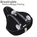 DAWAY Memory Foam Bike Seat Cover - C3 Extra Soft Pad Most Comfortable Exercise Bike Saddle Cushion for Women Men, Fit for Peloton, Stationary, Indoor Bicycles, Mountain, Road Outdoor Bycicle