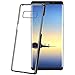Galaxy Note 8 Case, E XiuGe -[Thin][Clear][Slim Fit][Hard PC] [Transparent] Back Cover For Samsung Galaxy Note8 (2017) (Black)