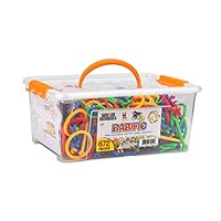 PlayBuild Barific 672 Pieces Educational Building Toys, Building Blocks, Construction Engineering 3D Puzzle Toys, Interlocking Building Connecting Kit. in Super Durable Storage Container