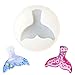 Mermaid Tail DIY Clay Pendant Silicone Mold, Crafting, Resin Epoxy, Jewelry Earrings Making, DIY Mobile Phone Decoration Tools,Semi-Transparent
