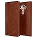 LG G4 Case - Cellto [GLux] PU Leather Wallet Type with HD Screen ProtectorNEW Diary Cover w/Card Slots - Marbled Brown