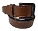 Ferrer New Men's Leather Metal free Belt: Carbon Fiber Buckle: Airport Friendly: Hypoallergenic TSA Belt (Black, 36