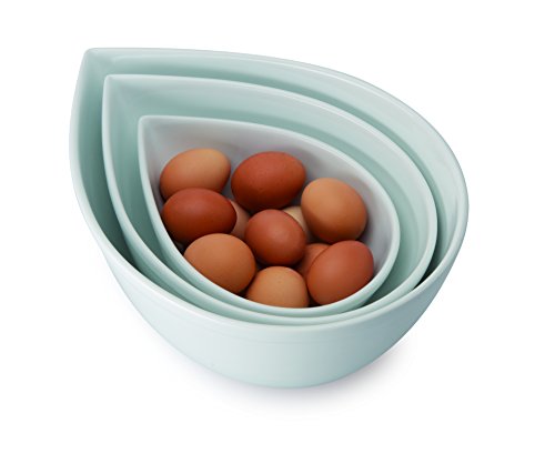 Click Here to See More Images Universal Expert Porcelain Porcelain Mixing Bowls, Set of 3, White