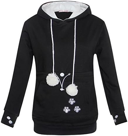 Hongwen Japanese New Large Pocket Unisex Pet Holder Cat Dog Kangaroo Pouch Hoodie