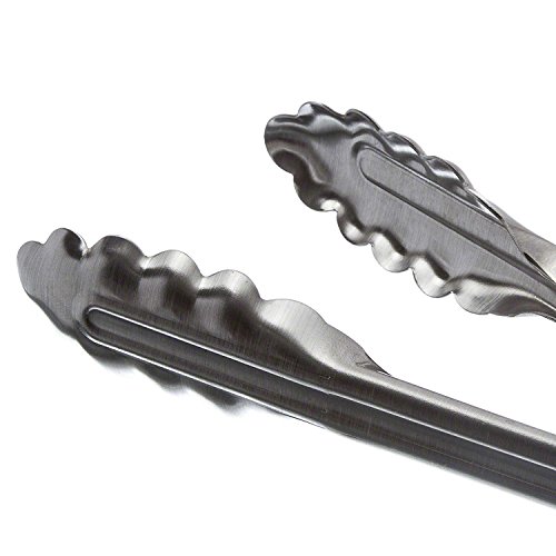 Edlund 9 inch heavy duty stainless steel restaurant tongs with Lock