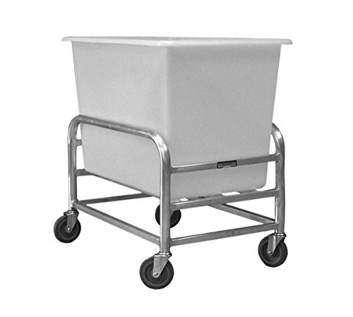 Prairie View Ind. Food Service LUGNBT9 Tub for Bulk Mover Carts, 66 gal Capacity, 41 1/2" Length x 29 1/5" Width x 19" Height, Off-White
