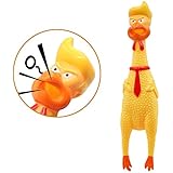 S.P.S Donald Trump Hair Style YELLOW CHICKEN SQUEEZE FUN SQUAWKING NOVELTY GAG FUNNY TOY PRANK