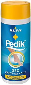 Alpa Czech Pedik DEO Foot Powder 100g Eliminates Unpleasant Odors (1 PACK)