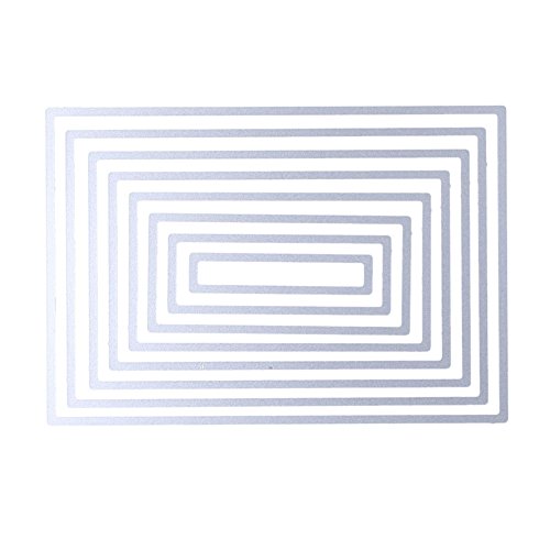 Patgoal Metal Frames Cutting Dies Stencil Template Mould for DIY Scrapbook Album Paper Card