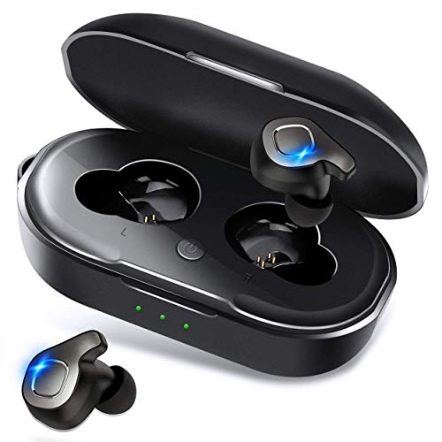 Wireless Earbuds,Dveda Bluetooth 5.0 TWS True Wireless Earbuds 18H Playing Time 3D Stereo Sound Wireless Headphones, Built-in Microphone