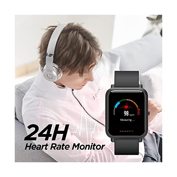 Amazfit-Bip-S-Lite-Smart-Watch-for-Women-Always-on-Display-150-Watch-Faces-Fitness-Watch-Heart-Rate-Sleep-Monitor-Activity-Tracker-14-Sports-Modes-5-ATM-Waterproof-30-Days-Battery-Life-Pink Amazfit Bip S Lite Smart Watch for Women, Always-on Display, 150+ Watch Faces, Fitness Watch Heart Rate, Sleep Monitor…