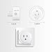 Smart Plug,Alexa WiFi Mini Smart Outlet,Working with Amazon Alexa Echo and Google Assistant,Easy to Use,No Hub Required Smart Socket,2 Pack,White,VERLIFE