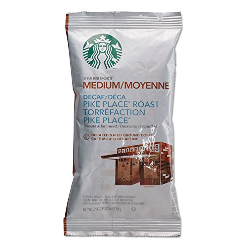 Starbucks coffee, pike place decaf, 2 1/2 oz packet, 18…
