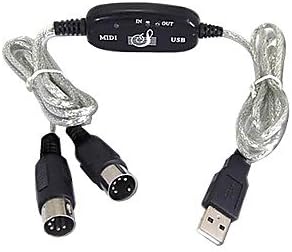 azazaz AB USB to MIDI Keyboard Interface Converter