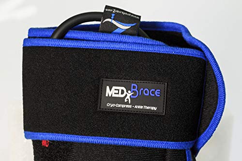 MEDiBrace Ankle Ice Gel Pack Cryotherapy Injury Cuff Superior Cold Compression Therapy for Sports Professionals Universal Fit - Thumbnail 5